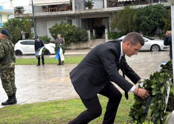 Τίμησε τον απελευθερωτή της Κορυτσάς, Στρατηγό Δημήτριο Θεοδωράκη, ο Δήμος Μεσολογγίου