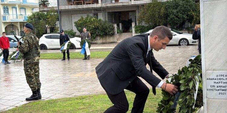 Τίμησε τον απελευθερωτή της Κορυτσάς, Στρατηγό Δημήτριο Θεοδωράκη, ο Δήμος Μεσολογγίου
