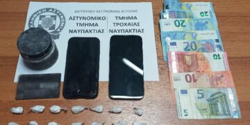 Σοκ στη Ναύπακτο: Συνελήφθησαν δύο μαθητές Λυκείου για διακίνηση ναρκωτικών – Είχαν και καβάτζα σε πυλωτή πολυκατοικίας! (ΦΩΤΟ)