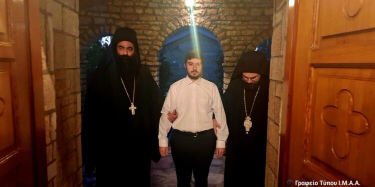 Παναιτώλιο: Κουρά Μοναχού του Αναγνώστη  και Θεολόγου Δημητρίου Κοσμά