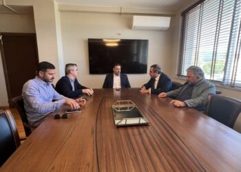 Συνάντηση του Θ. Μαυρομμάτη με το ΔΣ του Εμποροβιομηχανικού Συλλόγου Μεσολογγίου