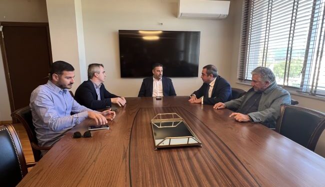 Συνάντηση του Θ. Μαυρομμάτη με το ΔΣ του Εμποροβιομηχανικού Συλλόγου Μεσολογγίου