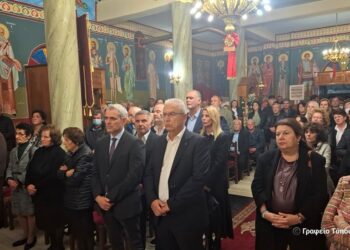 Με λαμπρότητα εορτάσθηκε η μνήμη του Αγίου Νεκταρίου στον Κάμπο Αμπελακίου και στο Αιτωλικό