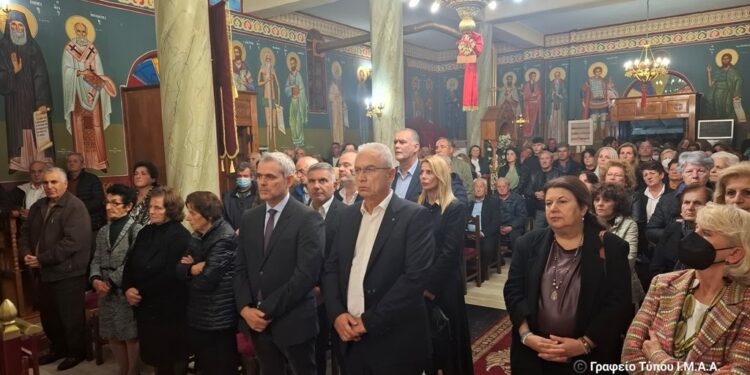 Με λαμπρότητα εορτάσθηκε η μνήμη του Αγίου Νεκταρίου στον Κάμπο Αμπελακίου και στο Αιτωλικό