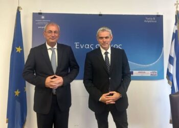 Συνάντηση Κωνσταντάρα με Καραγκούνη για θέματα του δήμου Θέρμου