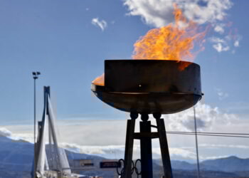 Διέλευση Ολυμπιακής Φλόγας «ΜΙΛΑΝΟ – CORTINA 2026» – Προσωρινή διακοπή κυκλοφορίας στη Γέφυρα Ρίου – Αντιρρίου, στην κατεύθυνση προς Αντίρριο την Πέμπτη 27 Νοεμβρίου.