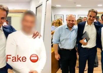 Fake η φωτογραφία του Κυριάκου Μητσοτάκη με τον απατεώνα επιχειρηματία – Τι κατήγγειλε ο Αιμίλιος Βουγιουκλάκης