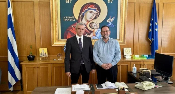 Συνάντηση του Αντιπεριφερειάρχη Ηλείας Νίκου Κοροβέση με τον Υφυπουργό Εργασίας & Κοινωνικής Ασφάλισης Κώστα Καραγκούνη