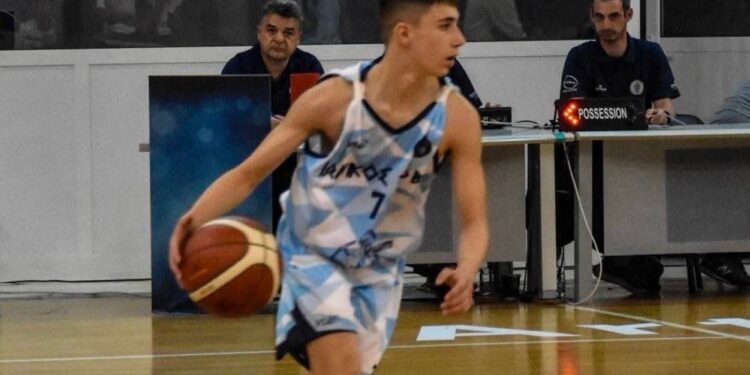 Ο Αγρινιώτης Γιώργος Καρέτσος στην Εθνική Παίδων μπάσκετ – Ικανοποίηση του ΠΑΣ Ιωνικός