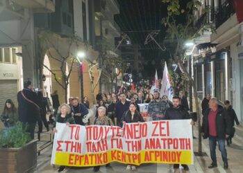 Ε.Κ. Αγρινίου: Συγκέντρωση και πορεία για την 52η επέτειο του Πολυτεχνείου (βίντεο – φωτο)