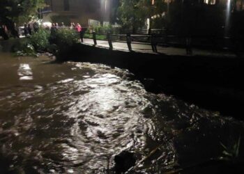 Συναγερμός στον Ποταμό Κέρκυρας λόγω υπερχείλισης υδάτων