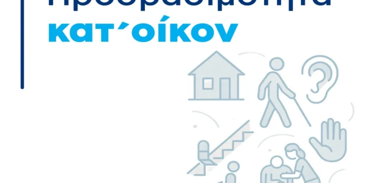Πρόγραμμα «Προσβασιμότητα κατ’ οίκον»: Απλοποίηση και επιτάχυνση των διαδικασιών