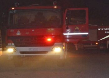 Ειδικό κλιμάκιο της Π.Υ Λευκάδας (ΕΜΟΔΕ) στη Βόνιτσα για απεγκλωβισμό ατόμων