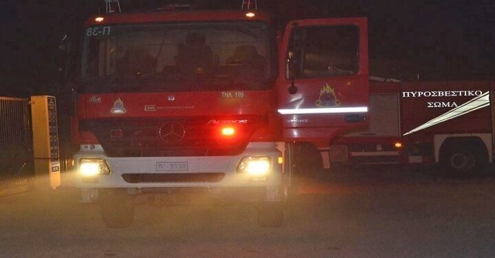 Ειδικό κλιμάκιο της Π.Υ Λευκάδας (ΕΜΟΔΕ) στη Βόνιτσα για απεγκλωβισμό ατόμων