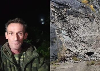 55χρονος από την Αιτωλοακαρνανία εγκλωβισμένος σε έρημο ορεινό χωριό από κατολίσθηση-