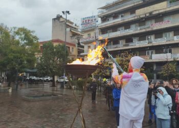 Το Αγρίνιο υποδέχτηκε την Ολυμπιακή Φλόγα! (φωτο – βίντεο)