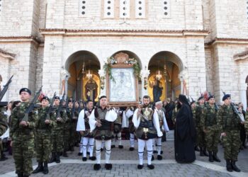 Με λαμπρότητα ο εορτασμός του Πολιούχου Αγίου Σπυρίδωνος στο Μεσολόγγι