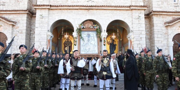 Με λαμπρότητα ο εορτασμός του Πολιούχου Αγίου Σπυρίδωνος στο Μεσολόγγι