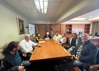 Συνάντηση του Γιάννη Ανδριανού με εκπροσώπους φορέων βιοκαλλιεργητών