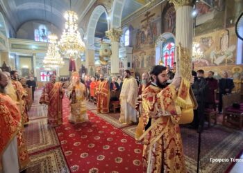 Η δεύτερη ημέρα των Χριστουγέννων στον ιστορικό Ιερό Ναό της Αγίας Παρασκευής Μεσολογγίου