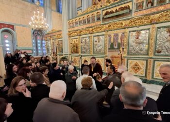 Η εορτή του Αγίου Στεφάνου και η ανάμνηση του θαύματος του Αγίου Σπυρίδωνος στην Ι. Π. Μεσολογγίου