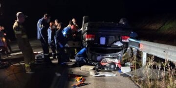 Σοβαρό τροχαίο με εγκλωβισμό στον Άγιο Νικόλαο Βόνιτσας (φωτο)