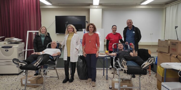 Εθελοντική Αιμοδοσία Εσπερινού Γυμνασίου – Γενικού Λυκείου Αγρινίου