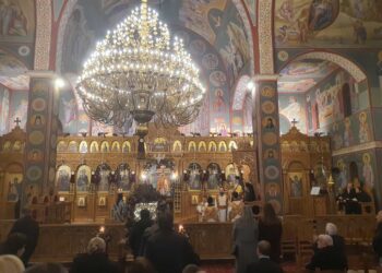 Ιερό Ευχέλαιο στον Ιερό Ναό της Αγίας Βαρβάρας