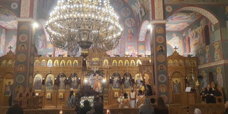 Ιερό Ευχέλαιο στον Ιερό Ναό της Αγίας Βαρβάρας