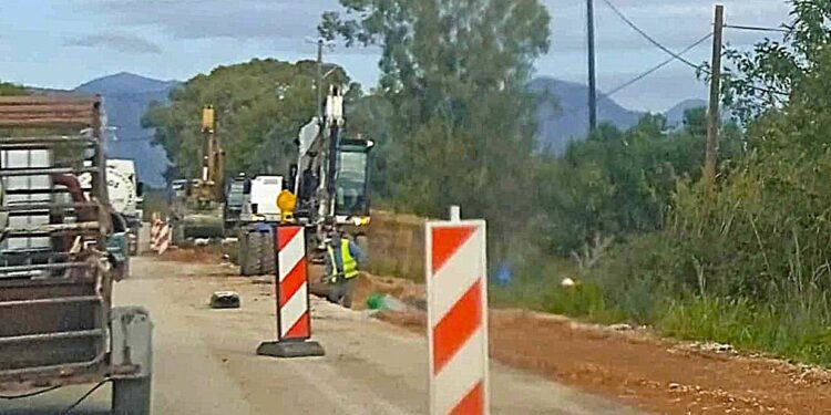 Παράταση των κυκλοφοριακών ρυθμίσεων για το έργο του νέου αγωγού ύδρευσης Πρέβεζας-Άρτας-Λευκάδας