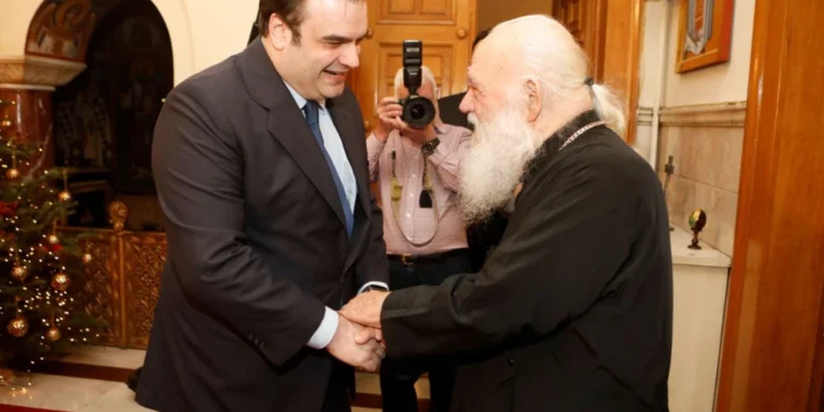 Συνάντηση του Κυριάκου Πιερρακάκη με τον Αρχιεπίσκοπο Ιερώνυμο – Τι συζήτησαν