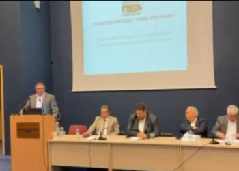 Παρέμβαση Κασόλα στην κοινή συνεδρίαση ΠΕΔ Δυτικής Ελλάδας και ΠΕΔ Ιονίων Νήσων, παρουσία του υπουργού  Θ. Λιβάνιου