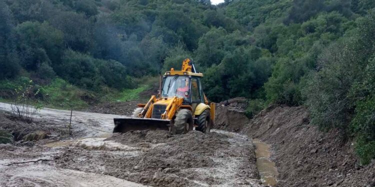 Παρεμβάσεις της Πολιτικής Προστασίας του Δήμου Αμφιλοχίας