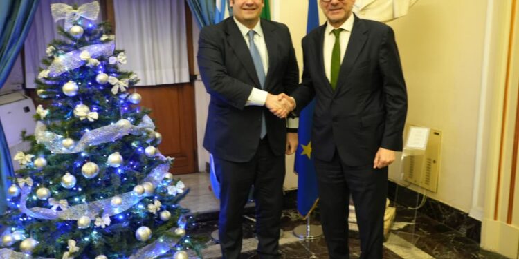 Συνάντηση Κυριάκου Πιερρακάκη στη Ρώμη με τον Ιταλό Υπουργό Οικονομικών Giancarlo Giorgetti