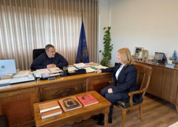 Συνάντηση Δημάρχου Μεσολογγίου με τη Διοικήτρια του Γενικού Νοσοκομείου Μεσολογγίου