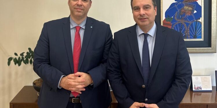 Συνάντηση Παπαθανάση – Κοντογεώργη: Επικαιροποίηση και επόμενα βήματα για το Τοπικό Σχέδιο Ανάπτυξης Αιτωλοακαρνανίας