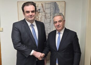 Συνάντηση με τον Υπουργό Εθνικής Οικονομίας και Οικονομικών, Κυριάκο Πιερρακάκη, είχε ο Βουλευτής Λευκάδας Θανάσης Καββαδάς