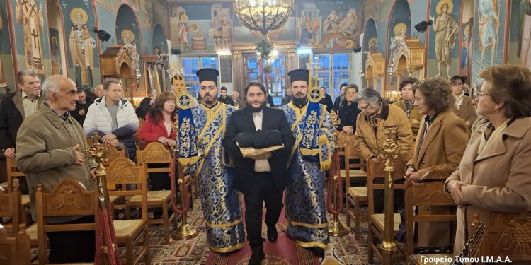 Χειροτονία Διακόνου του Αλέξανδρου Μουζοπούλου στον Άγιο Χριστόφορο Αγρίνιο