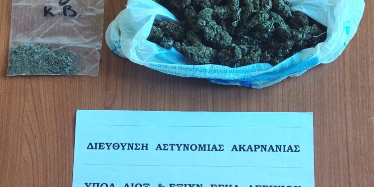 Σύλληψη άνδρα για διακίνηση και κατοχή ναρκωτικών στο Αγρίνιο – Κατηγορείται για κακούργημα (φωτο)