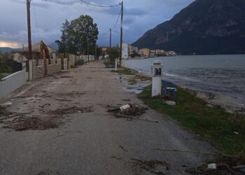 Προβλήματα στο Μύτικα από την κακοκαιρία-βλάβες του εναέριου φωτισμού