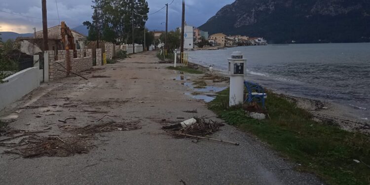 Προβλήματα σε Αστακό και  Μύτικα από την κακοκαιρία-βλάβες του εναέριου φωτισμού