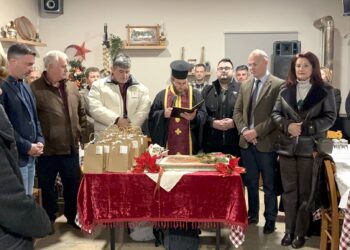 Σε χαρούμενη & ζεστή εορταστική ατμόσφαιρα  η κοπή της πρωτοχρονιάτικης πίτας του Εκπολιτιστικού και Εξωραϊστικού Συλλόγου Σαργιάδα