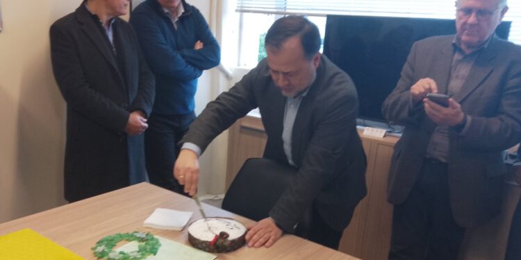 Το ευχαριστώ του Λίνου Μπλέτσα στους συνεργάτες του για τη συνεχή προσπάθεια και αφοσίωση στην κοπή της πίτας