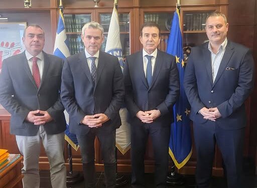 Η ολοκλήρωση του νέου κτιρίου της Α.Δ. Αιτωλίας και η ενίσχυση στο επίκεντρο της συνάντησης στο Υπουργείο Προστασίας του Πολίτη