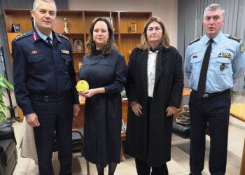 Επίσκεψη της Γενικής Προξένου της Γαλλίας Diane Roeser στη Γενική Περιφερειακή Αστυνομική Διεύθυνση Δυτικής Ελλάδας