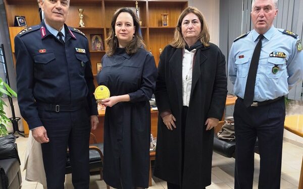 Επίσκεψη της Γενικής Προξένου της Γαλλίας Diane Roeser στη Γενική Περιφερειακή Αστυνομική Διεύθυνση Δυτικής Ελλάδας