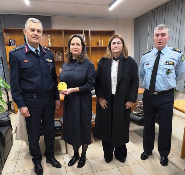 Επίσκεψη της Γενικής Προξένου της Γαλλίας Diane Roeser στη Γενική Περιφερειακή Αστυνομική Διεύθυνση Δυτικής Ελλάδας