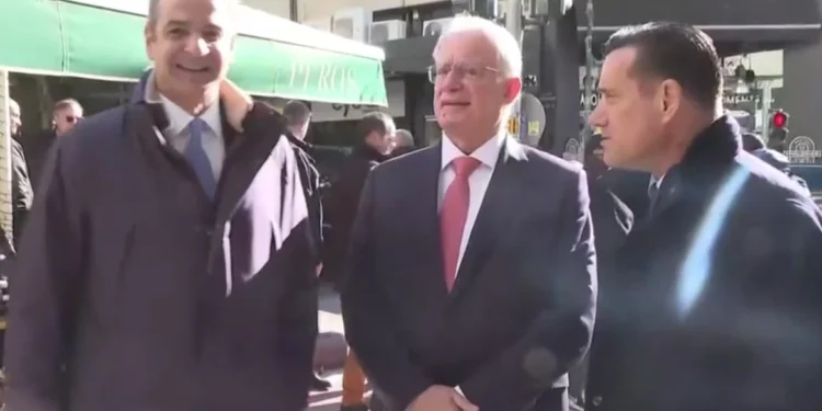 Ο πρώτος καφές του 2026 στο Κολωνάκι για Τασούλα, Μητσοτάκη, Κακλαμάνη και Γεωργιάδη