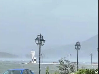 Η κακοκαιρία με τις έντονες βροχοπτώσεις πλήττει την Βόνιτσα