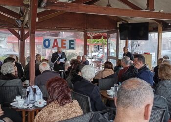 Σε κλίμα ζεστασιάς και συναδελφικότητας η κοπή της πρωτοχρονιάτικης πίτας του Σωματείου Συνταξιούχων ΟΑΕΕ Ακαρνανίας